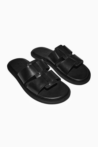 COS + Leather Slides