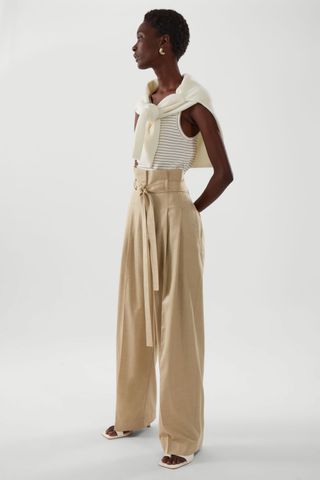 COS + Belted Paperbag Waist Trousers