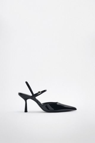 Zara + Patent Effect High Heeled Shoes