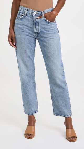 AGOLDE + Wyman Vintage Straight Leg Jeans