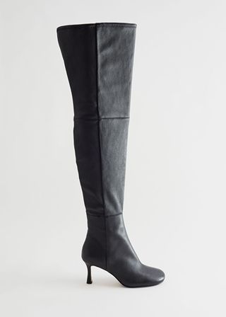 & Other Stories + Over Knee Leather Boots