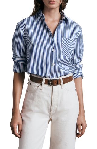 Rag & Bone + Icons Maxine Stripe Button-Up Shirt