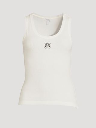 Loewe + Anagram Tank Top in Cotton White