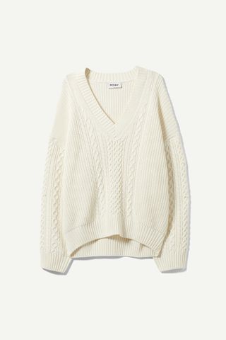 Weekday + Slide Cable Sweater