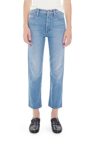 Mother + The Tomcat Crop Straight Leg Jeans