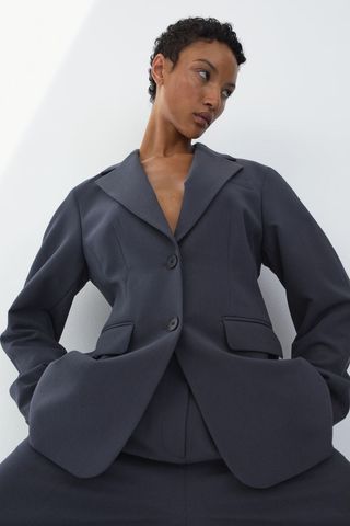 H&M + Tailored Twill Blazer