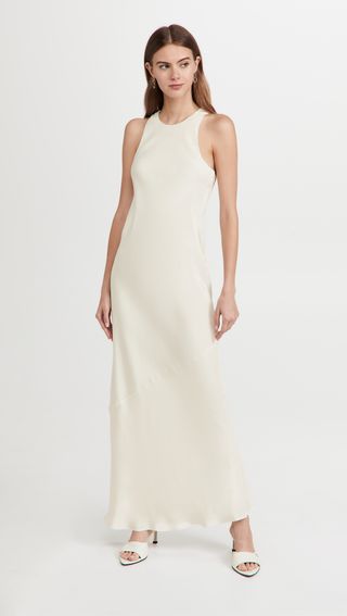 Tibi + 4 Ply Silk Bias Dress