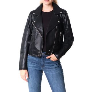 BLANKNYC + Good Vibes Faux Leather Moto Jacket