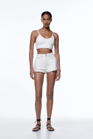 Zara + High Rise Shorts