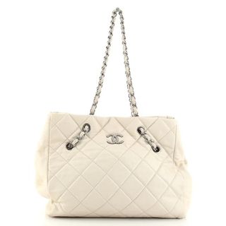 Chanel + Cells Tote Quilted Caviar Large