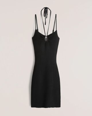Abercrombie and Fitch + Strappy Halter Mini Sweater Dress