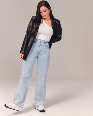 Abercrombie & Fitch + Curve Love High Rise '90s Relaxed Jeans