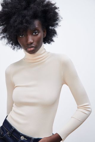 Zara + Basic Extrafine Knit Sweater