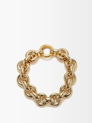 Laura Lombardi + Cinza 14ct Gold-Plated Bracelet