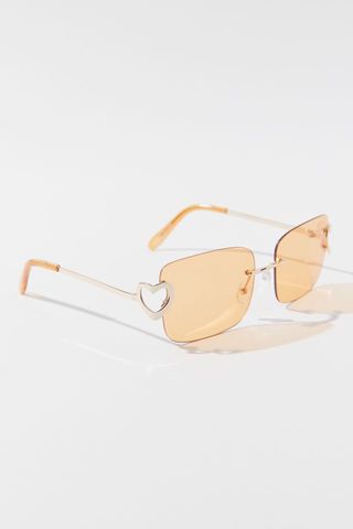 Urban Outfitters + Heartbreaker Rimless Square Sunglasses