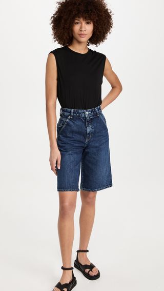 Moussy Vintage + Bermuda Painter Jean Shorts