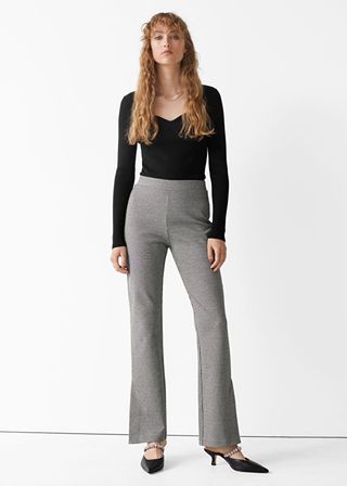 & Other Stories + Fitted Side Slit Trousers