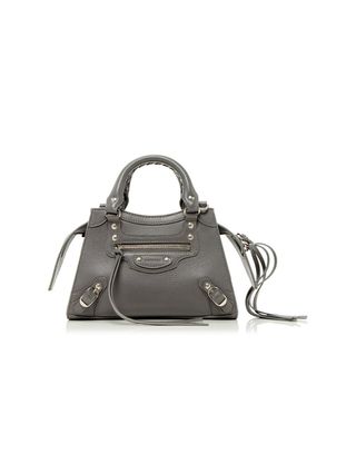 Balenciaga + Neo Classic City Mini Textured-Leather Bag