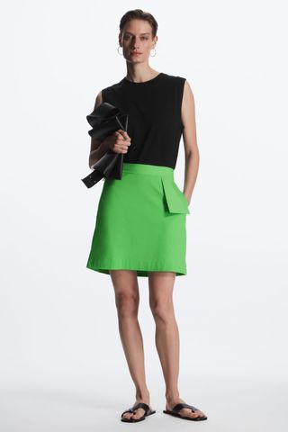 COS + Jersey Mini Skirt