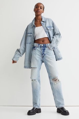 H&M + 90s Boyfriend Jeans
