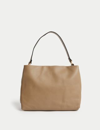 M&S Collection + Leather Top Handle Shoulder Bag