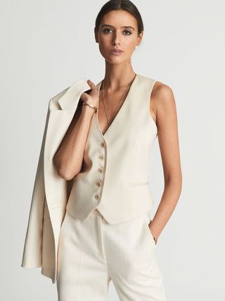 Reiss + White Luna Regular Premium Suit Waistcoat