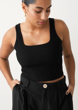 & Other Stories + Ribbed Crop Top
