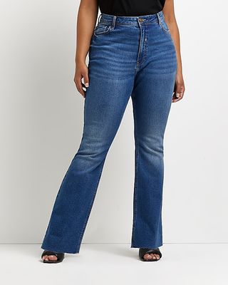 River Island + Mid Rise Bootcut Jeans