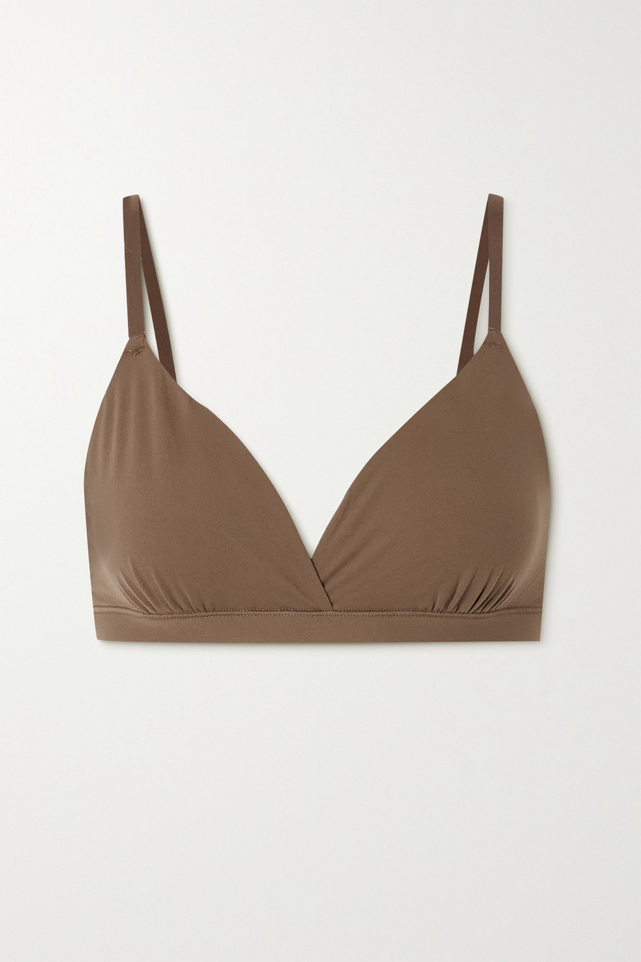 Skims + Fits Everybody Wrap-Effect Triangle Bralette