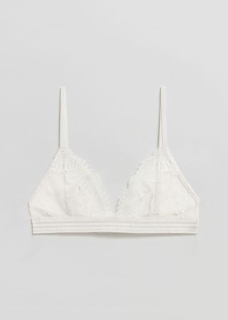 & Other Stories + Oceanic Lace Soft Bra