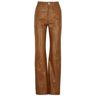 Remain by Birger Christensen + Lynn Brown Leather Trousers