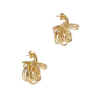 Completedworks + Tides 14kt Gold Vermeil Hoop Earrings