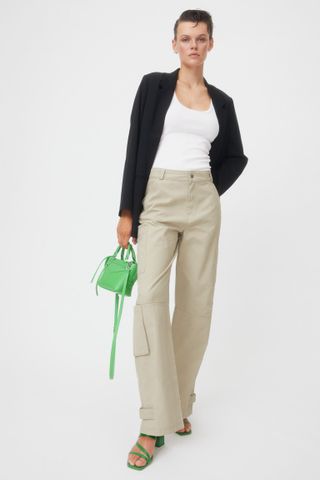 H&M + Straight Cargo Trousers