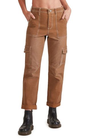 Fivestar General + Brooklyn Cuffed Stretch Cotton Cargo Pants