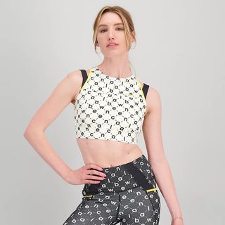 New Balance + Shape Shield Printed Crop Bra