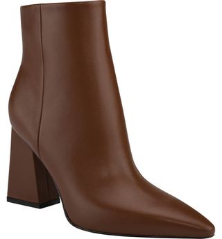 Marc Fisher Ltd + Kulika Leather Pointed Toe Bootie