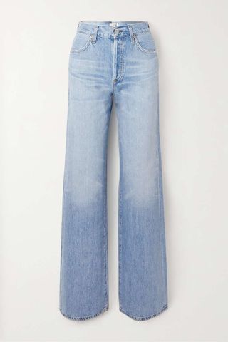 Citizens of Humanity + Annina High-Rise Wide-Leg Organic Jeans