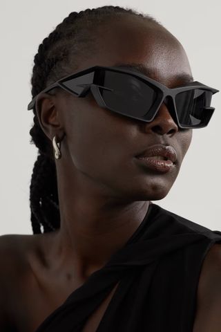 Givenchy + Giv Cut Cat-Eye Nylon Sunglasses