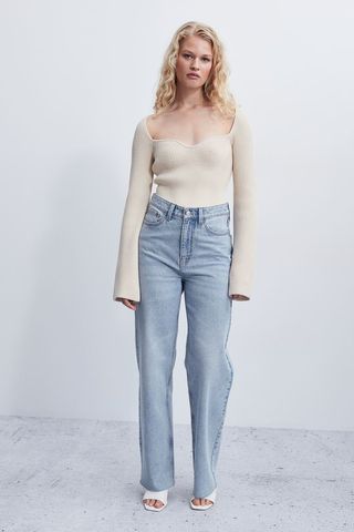 H&M + Wide Ultra High Jeans
