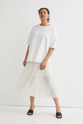 H&M + Calf-Length Sequined Skirt