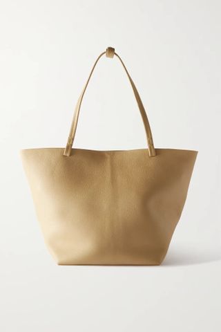 The Row + Park 3 Medium Textured-Leather Tote
