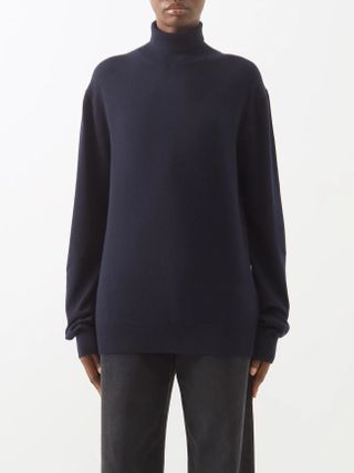The Row + Ciba Roll-Neck Cashmere Sweater