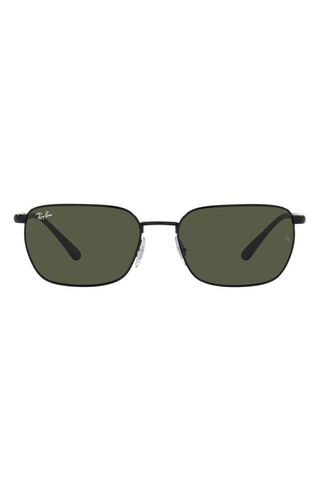 Ray-Ban + 58mm Rectangular Sunglasses