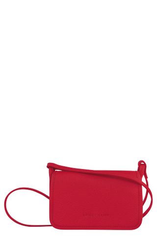 Longchamp + Le Foulonné Leather Wallet Crossbody Bag