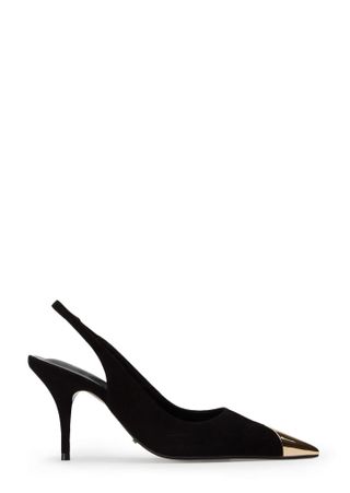 Tony Bianco + Hope Black Suede 9.5cm Heels