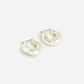 J.Crew + Rounded Curb-Link Earrings