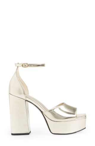 Open Edit + Kimber Ankle Strap Platform Sandal