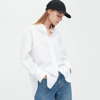 Uniqlo + Cotton Long-Sleeve Shirt