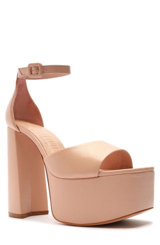 Schutz + Lenne Ankle Strap Platform Sandal