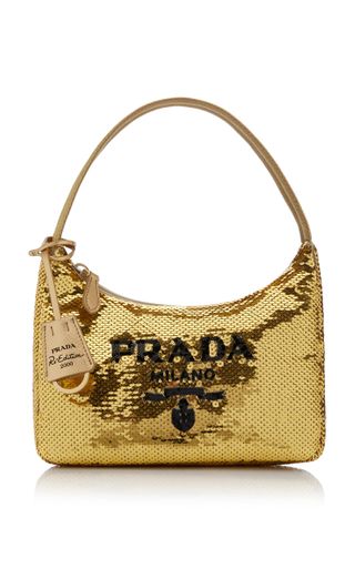 Prada + Re-Edition 2000 Sequined Re-Nylon Mini Bag